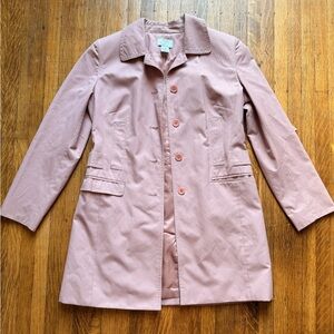 Women's Soft Pink Barbie Core Loft Trench Coat